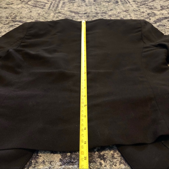 2010s Black Blazer 3/4 Sleeve - Picture 6 of 14